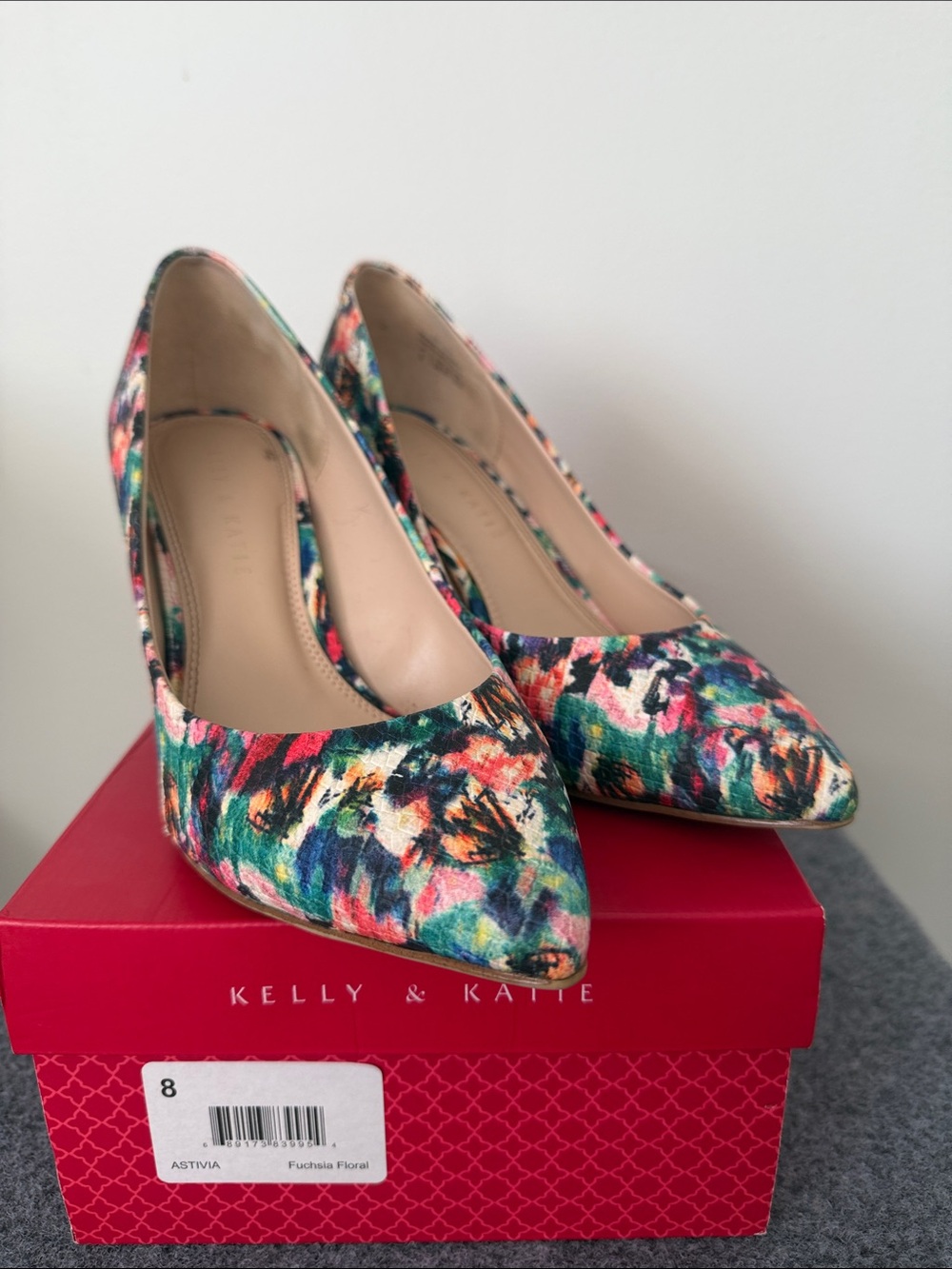 Kelly & Katie Astivia Floral Pointed-Toe Pumps